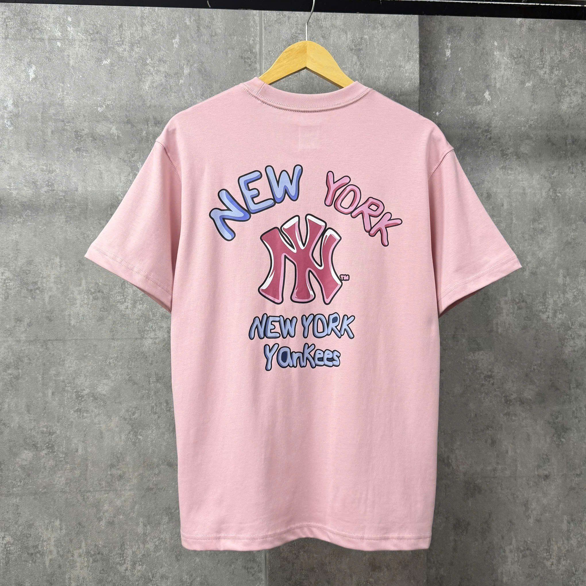  Áo Thun New Era - [Unisex] NY Yankees Bubble Pastel Logo T-shirt 