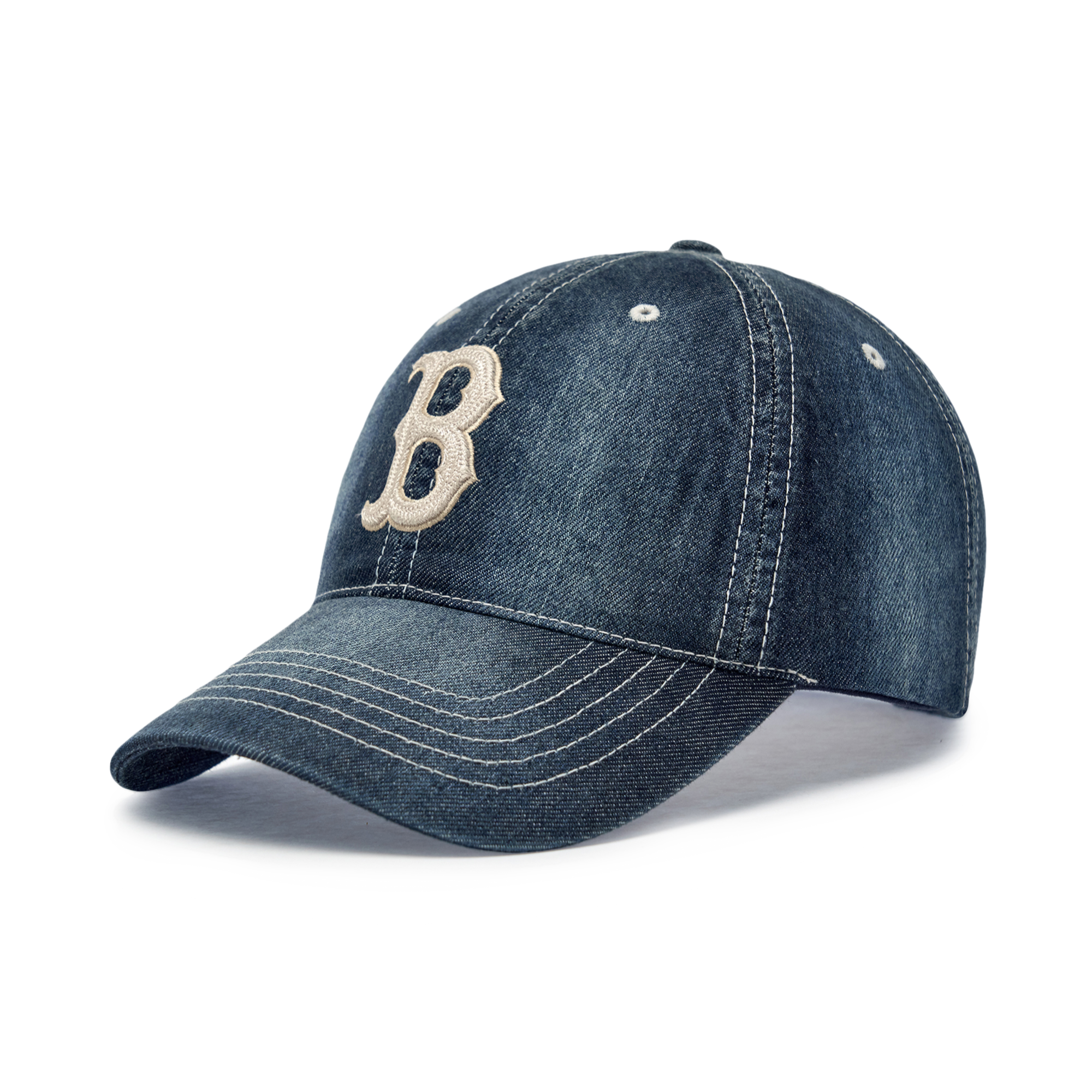  Nón MLB Korea - [Unisex] Basic Denim Unstructured Ball Cap - 3ACPB126N 