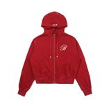  Áo Khoác [Unisex] Badblood - [w-hde24-022] Classic Logo Hooded ZipUp Red 