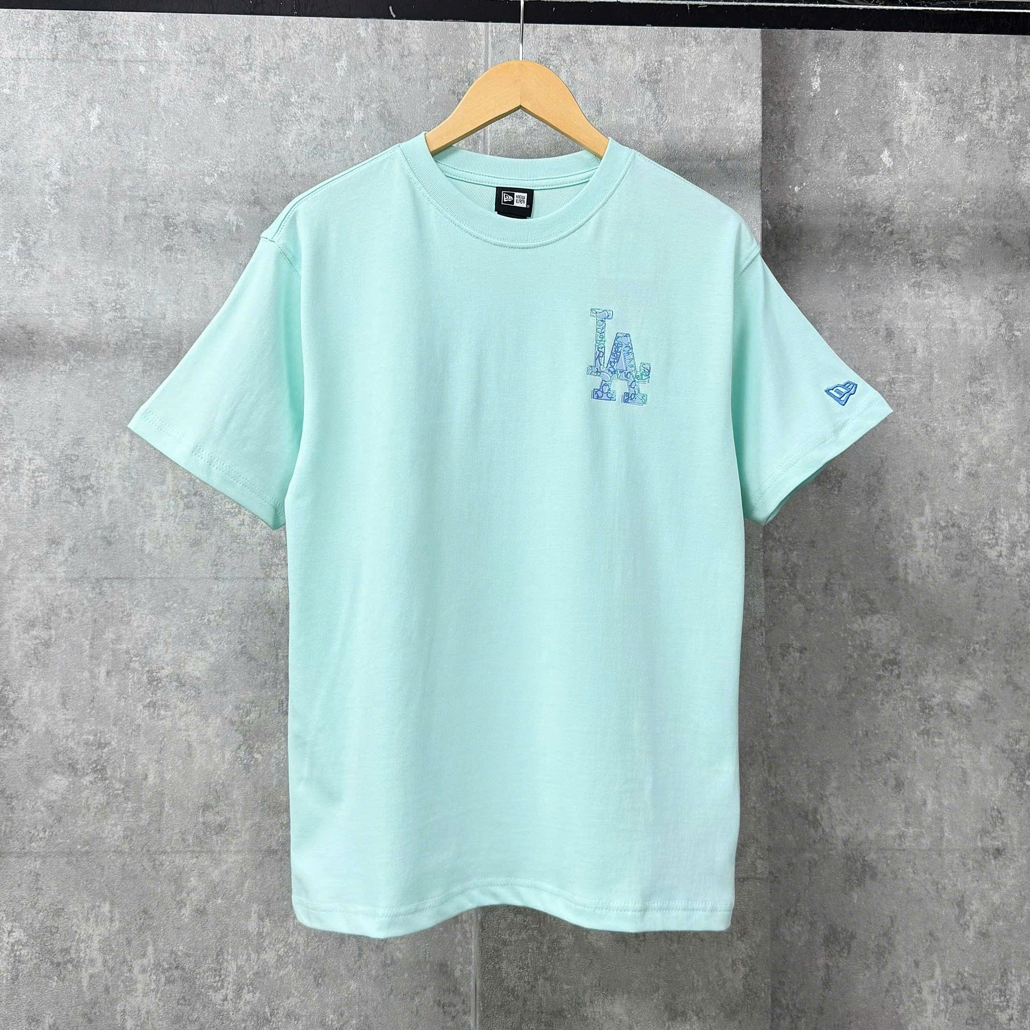 Áo Thun New Era - [Unisex] LA Dodgers Paisley Logo Mint - 13332214 
