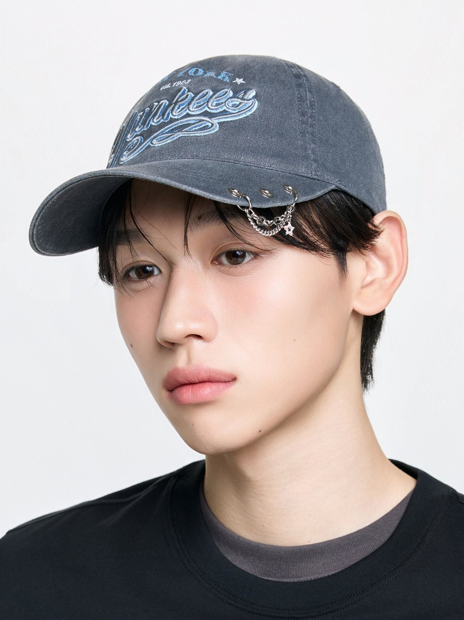 Nón MLB Korea - [Unisex] Vintage Culsive Jewelry Unstructured Ball Cap - 3ACPV206N 