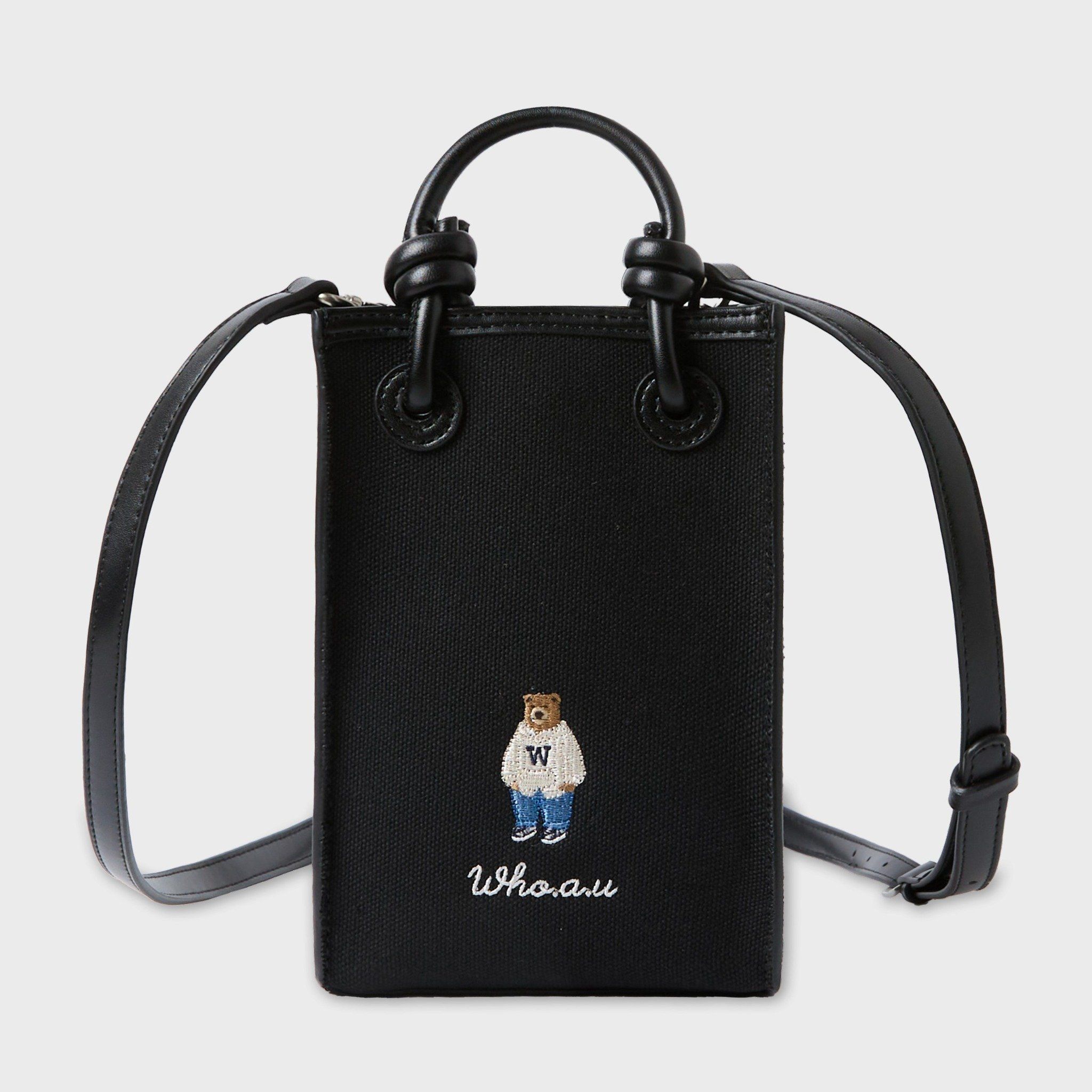  Túi Handphone Whoau - Canvas Mini Square Bag - WHBGF3822A 