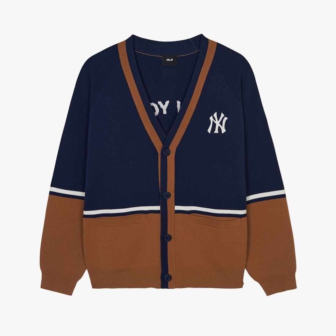  Áo Cardigan MLB [Unisex] Varsity New York Yankees - 3AKCV0144-50NYL 