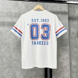  Áo Thun New Era - [Unisex] NY Yankees EST.1903 Blue Red Line T-Shirt 