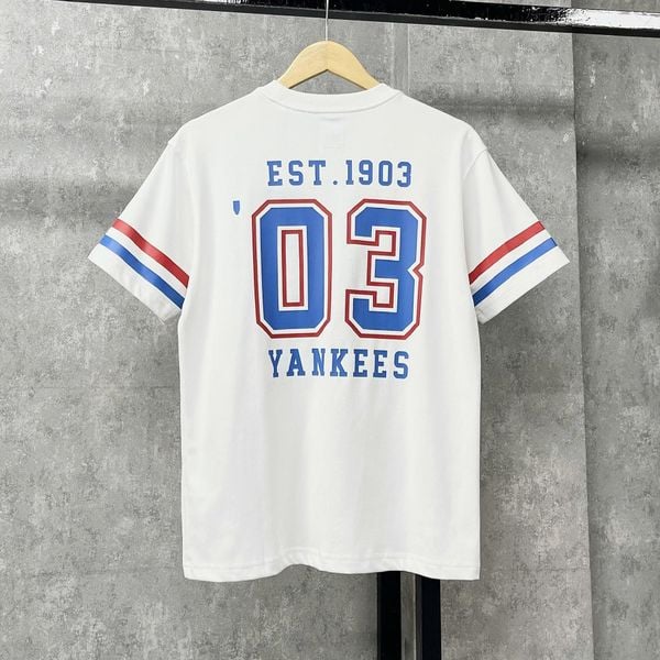 Áo Thun New Era - [Unisex] NY Yankees EST.1903 Blue Red Line T-Shirt