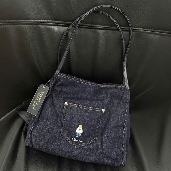 Túi Tote Whoau - Steve Denim Shoulder Bag