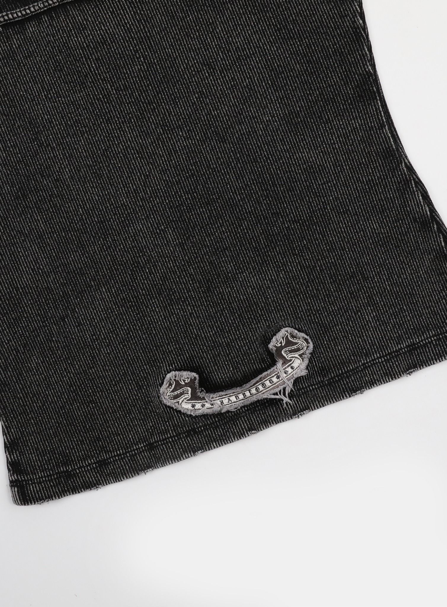  Áo Hai Dây [Nữ] Badblood - [w-tnk25-010] Rusty Denim String Tank Black 