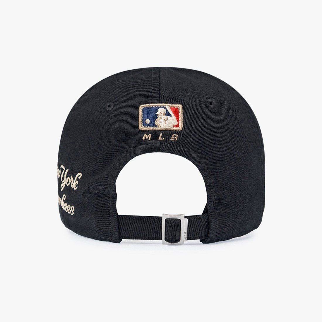  Nón MLB Korea - [Unisex] Vintage Patch Unstructured Ball Cap New York Yankees - 3ACPB175N-50BKS 