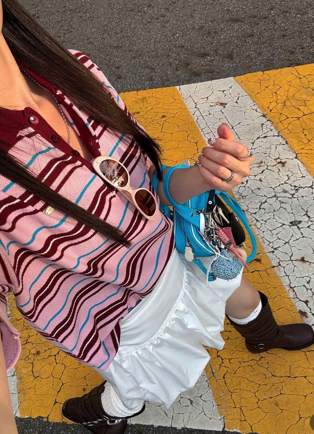  Túi FindKapoor Korea - Lottie Bag 20 Turqoise 