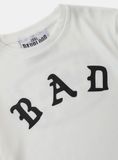  Áo Thun [Unisex] Badblood - [w-tee25-039] Mystic Logo Jersey Short Sleeve Slim Fit White 