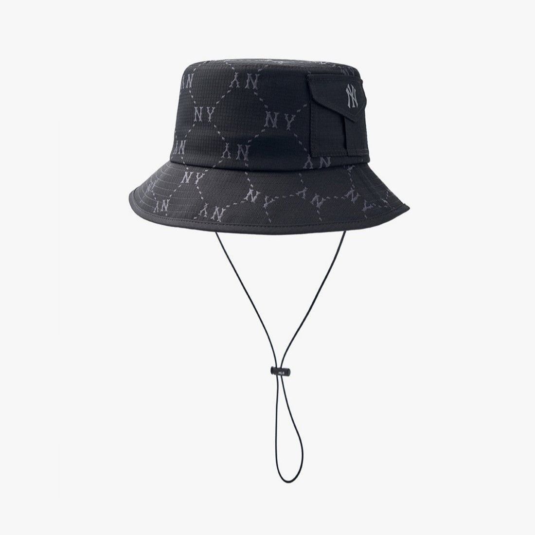 Nón Bucket MLB - [Unisex] Diamond Monogram Sporty Safari - 3AHTM015N-50BKS 