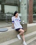  Áo Polo MLB [Unisex] Varsity Sport Jersey Overfit - 3FTSV1743 