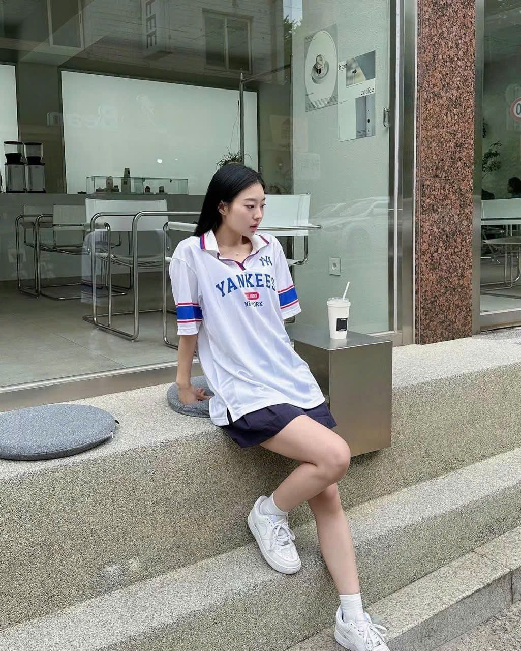  Áo Polo MLB [Unisex] Varsity Sport Jersey Overfit - 3FTSV1743 