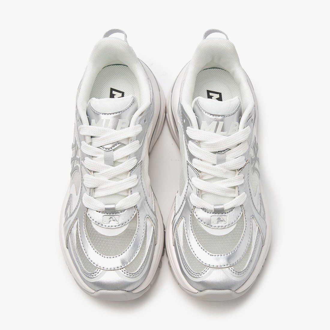  Giày MLB Korea Curve Runner New York Yankees White - 3ARNM015N-50WHS 