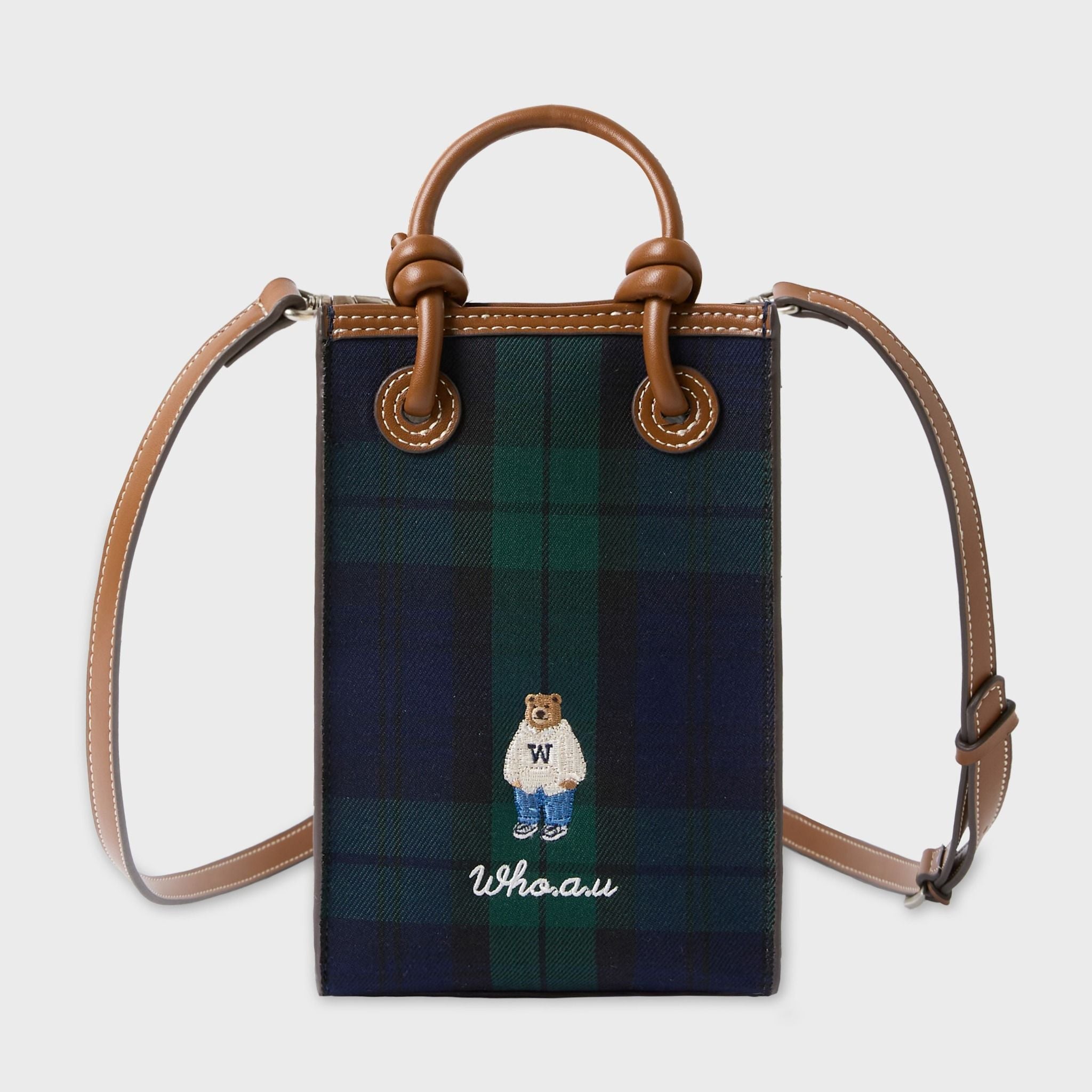  Túi Handphone Whoau - Canvas Mini Square Bag - WHBGF3822A 