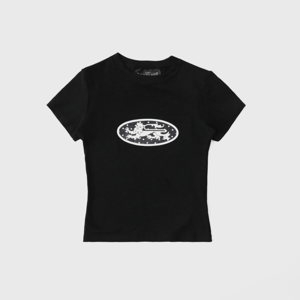 ◆BADBLOOD◆ Mystic Basic T-Shirt Black w-tee25-084 Áo Thun [Unisex] Badblood - [w-tee25-079] Mystic Dot Logo