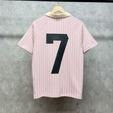  Áo Thun Polo New Era - [Unisex] NY 7 Stripe Pink/White 
