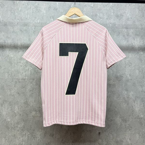 Áo Thun Polo New Era - [Unisex] NY 7 Stripe Pink/White