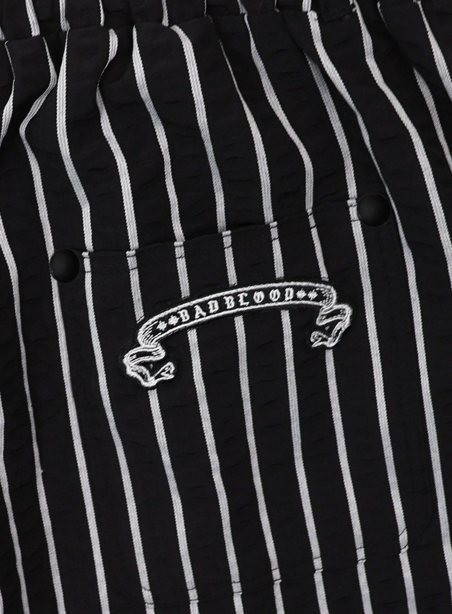  Quần Dài [Unisex] Badblood - [w-pts24-041] AJ Easy Pants - Black/Stripe 