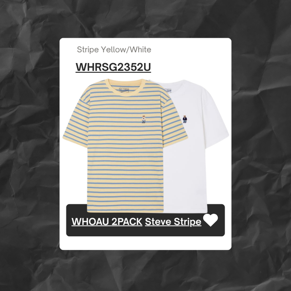 Set Áo Thun WHOAU Steve Stripe - WHRSG2352U