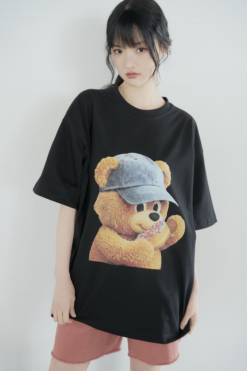  Áo thun ADLV - Acmé de la vie  AC Bear Baby Face Cap Boy 