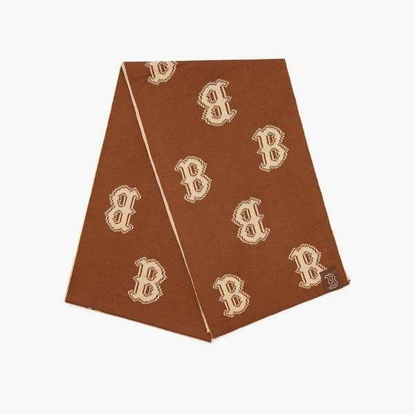 Khăn Quàng Cổ MLB Premium Classic Monogram Boston - 3AMFM0336-43BRS