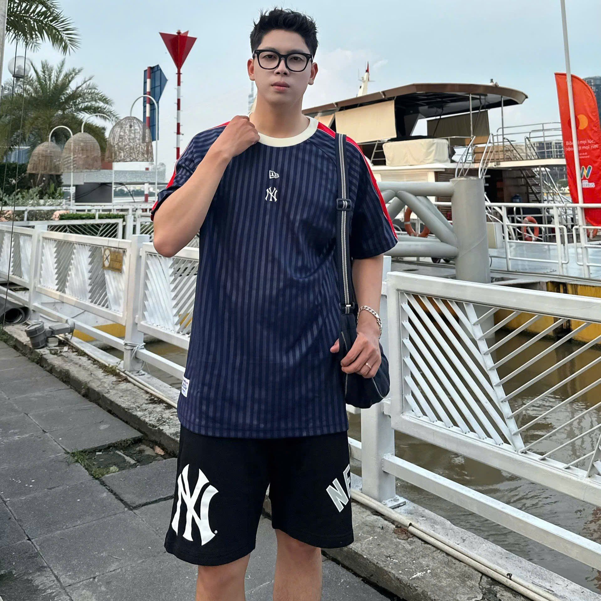  Áo Thun New Era - [Unisex] NY Yankees Jersey Navy - 15877460 