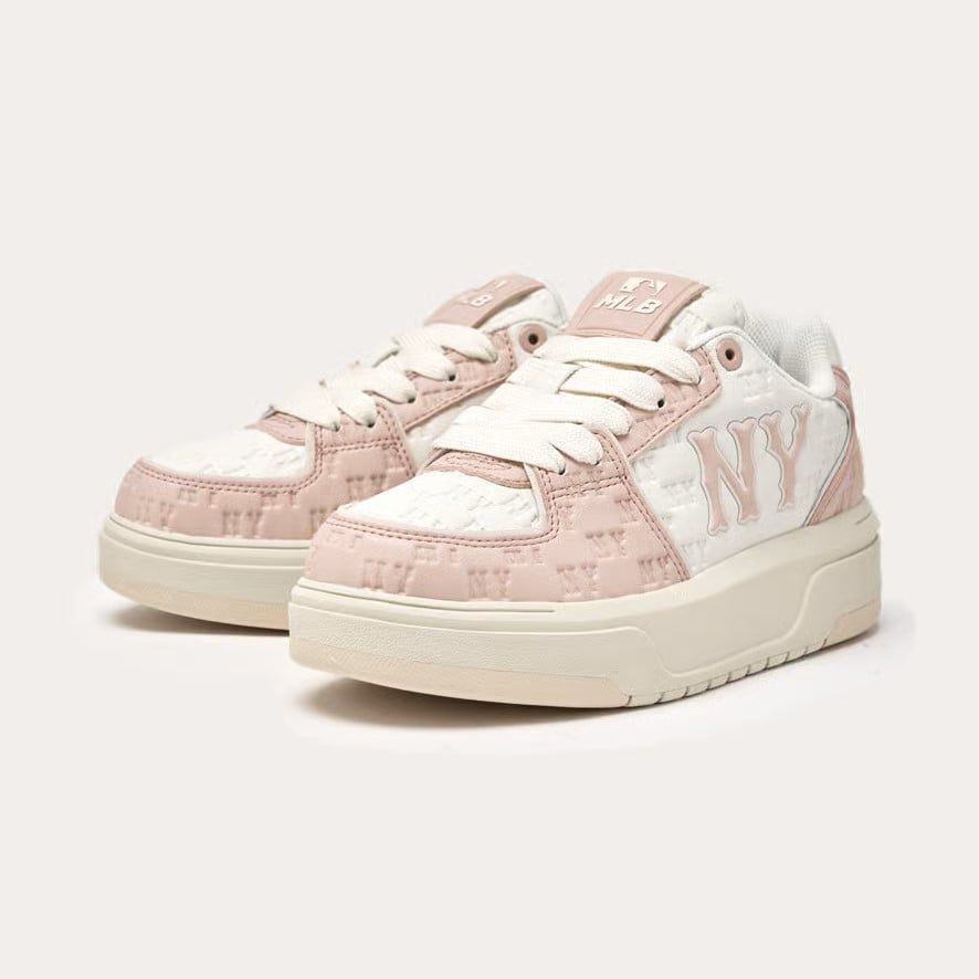  Giày MLB Chunky Liner Embo Monogram Cooperstown NY Yankees - 3ASXE035N-50PKS 