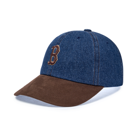 Nón MLB Korea - [Unisex] Denim Suede Unstructured Ballcap - 3ACPB125N-43NYS