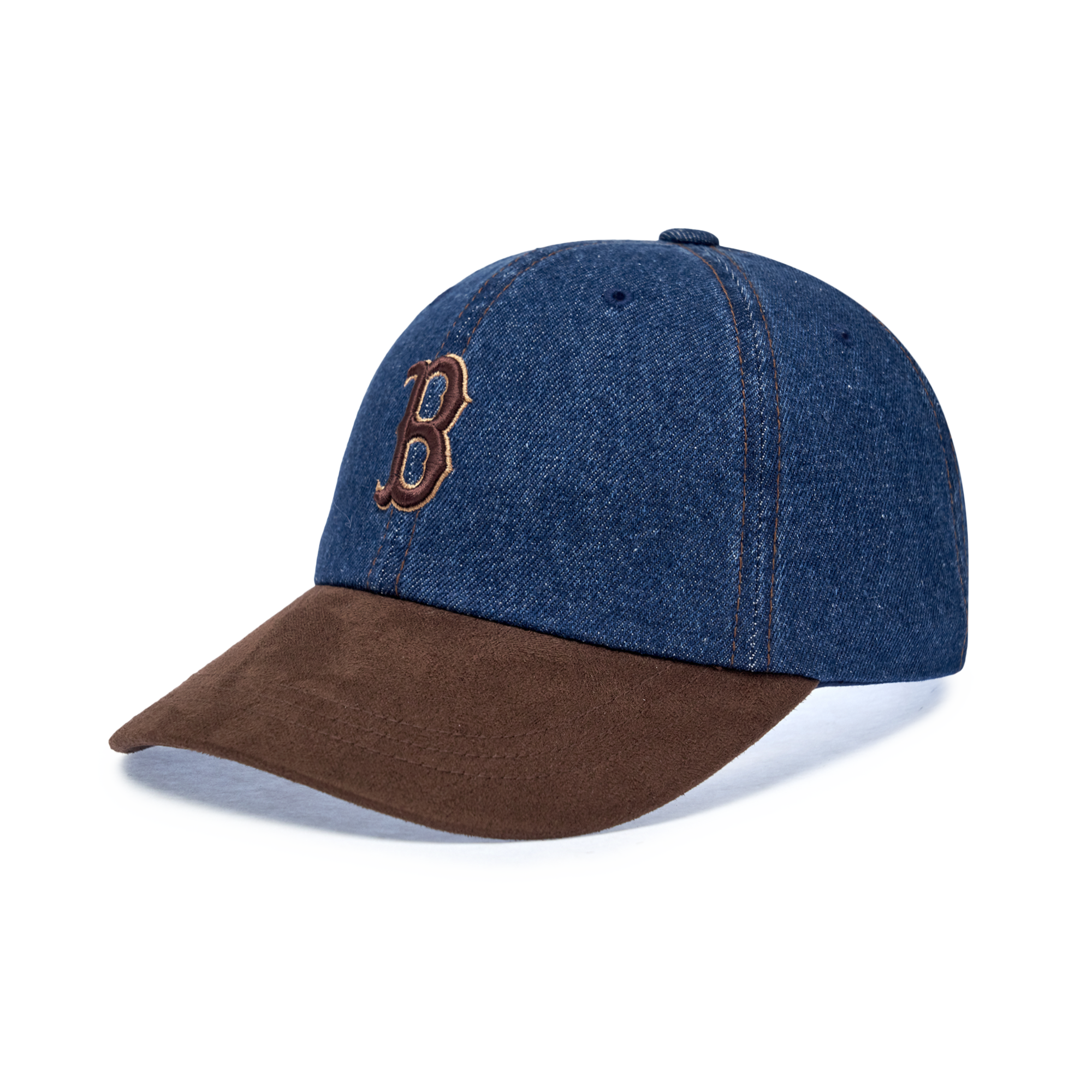  Nón MLB Korea - [Unisex] Denim Suede Unstructured Ballcap - 3ACPB125N-43NYS 