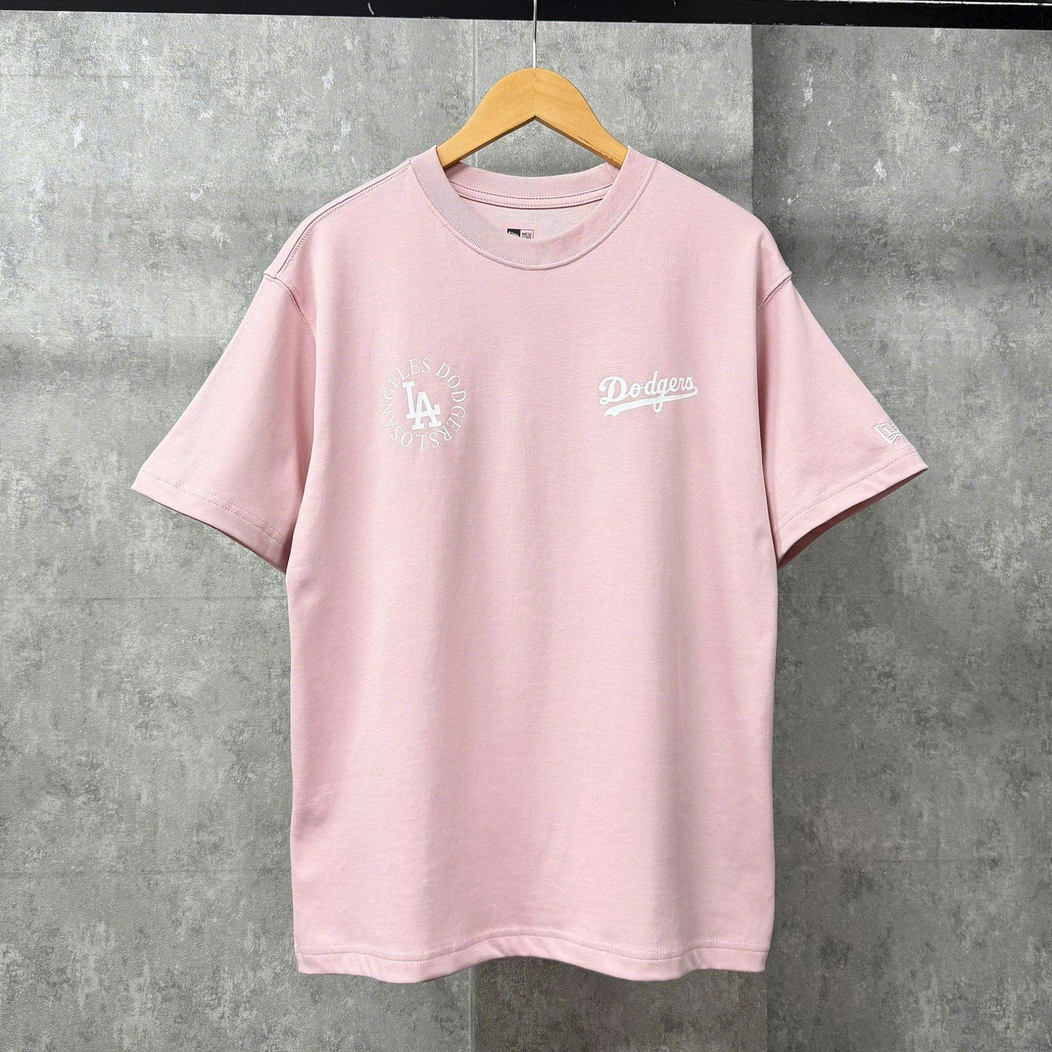  Áo Thun New Era - [Unisex] La Dodgers Mini Logo Pink T-Shirt - 16668987 