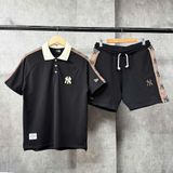  Áo Thun Polo New Era - [Unisex] Monogram NY Yankees Shoulder Line Black - 12354880 