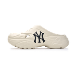  Giày Đạp Gót MLB Korea - Big Ball Chunky Recovery Mule NY Yankees - 3ASQR0153-50IVS 