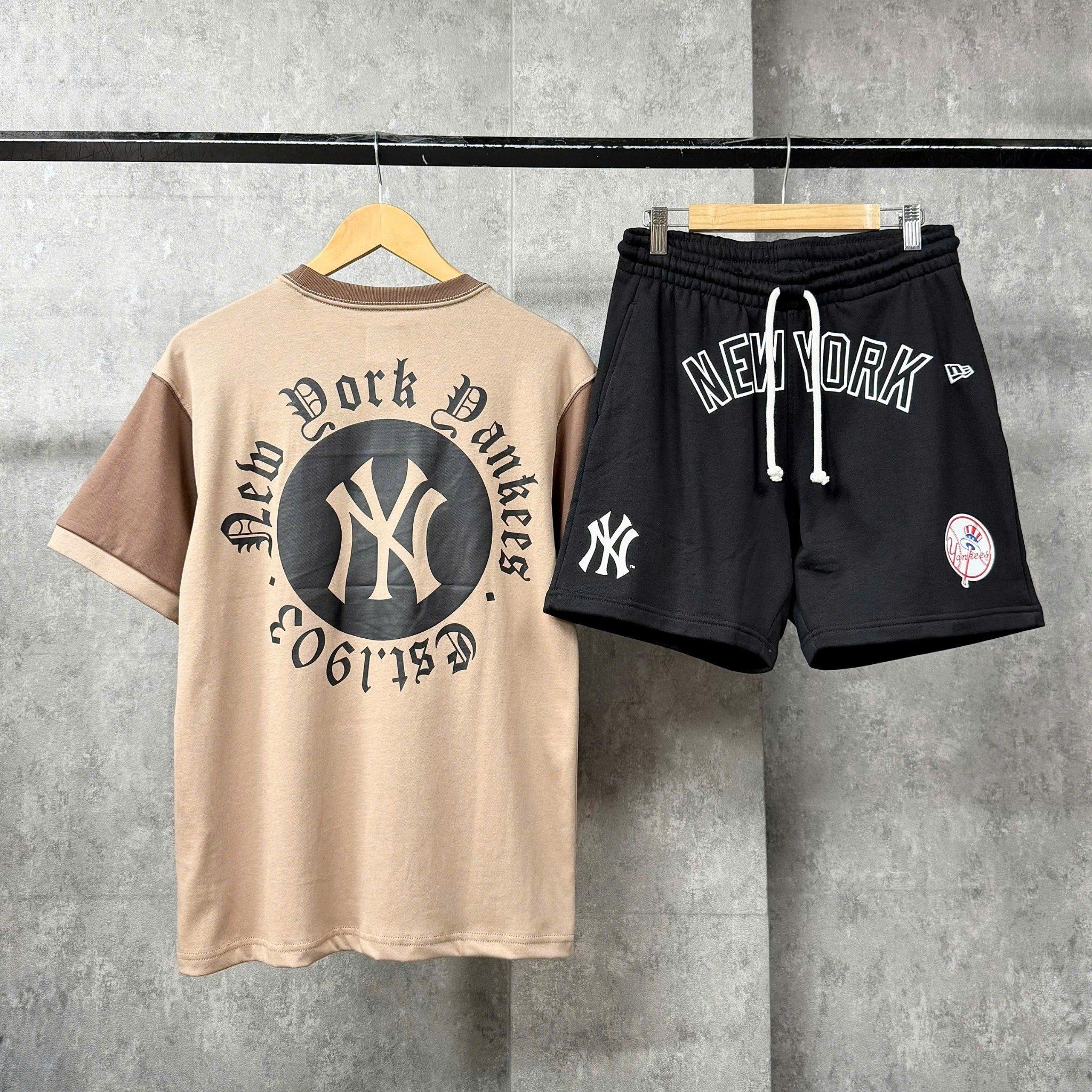  Áo Thun New Era - [Unisex] NY Yankees Circle Brown 
