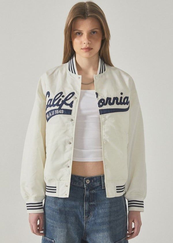  Áo Khoác Varsity WHOAU [Unisex] - Patch Varsity Jacket - WHJKF2315U 