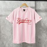  Áo Thun New Era - [Unisex] NY Yankees Jersey Pink T-Shirt - 14447854 