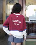  Áo Cardigan MLB [Unisex] Varsity Boston - 3AKCV0144-43WIS 