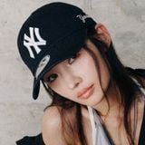  Nón MLB Korea - [Unisex] Signature Patch Structure Ball Cap New York Yankees - 3ACPBB25N-50BKS 