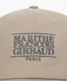  Nón Marithe & Francois Girbaud - Small Classic Logo Cap Dark Beige 