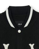  Áo Bomber MLB [Unisex] - Wool Contrast Shoulder Coopers Varsity NY - 3AJPV1546-50NYL 