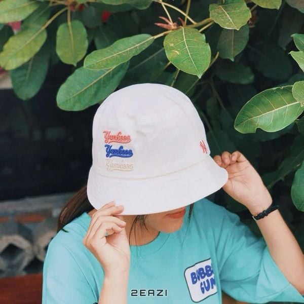 Nón Bucket MLB - [Unisex] Logomania LA Dodgers - 32CPHI111-07L