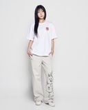  Áo thun ADLV - Acmé de la vie Basic Logo With Line Friends White 