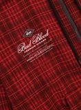  Áo Khoác [Unisex] Badblood - [w-hde24-064] Classic Check Hooded Zip-Up Red 