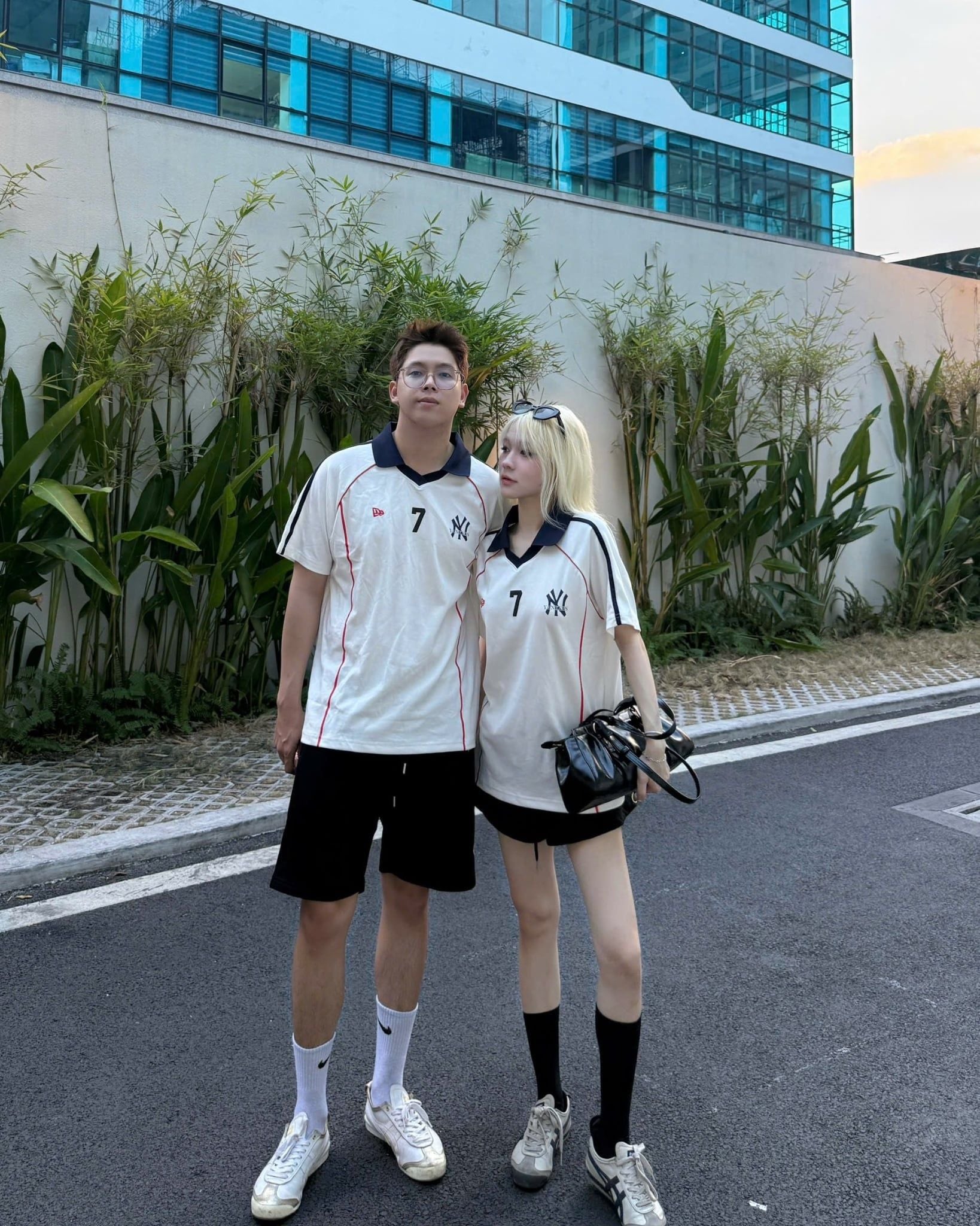  Áo Thun Polo New Era - [Unisex] NY Number 7 White/Navy - 16558906 