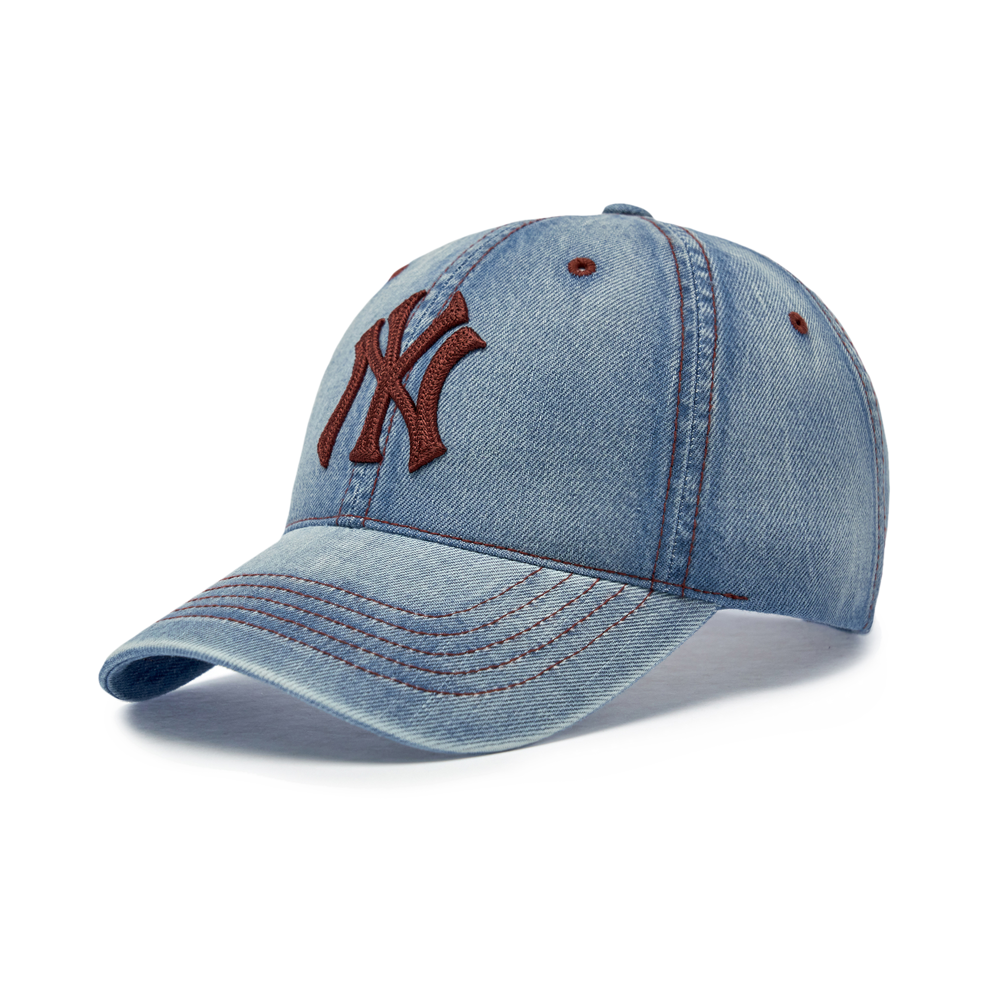  Nón MLB Korea - [Unisex] Basic Denim Unstructured Ball Cap - 3ACPB126N 