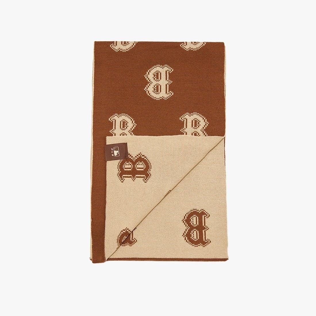  Khăn Quàng Cổ MLB Premium Classic Monogram Boston - 3AMFM0336-43BRS 