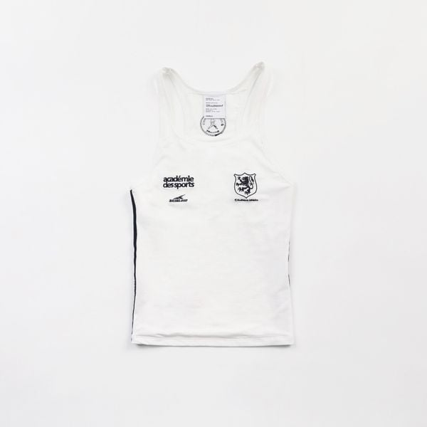  Áo Croptop [Nữ] Badblood - [w-tnk24-044] ADS Vintage Tank White 