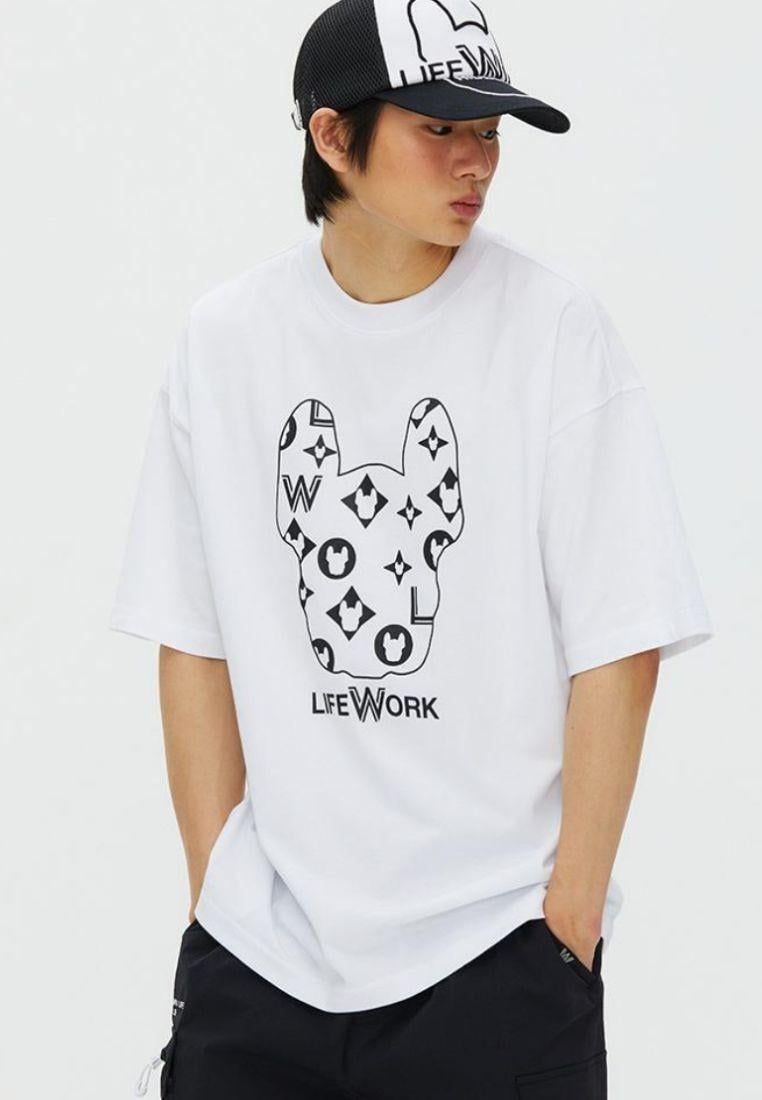  Áo thun Life Work [Unisex] - Monogram LW Radog - LW232TS121 
