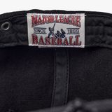  Nón MLB Korea - [Unisex] Damaged Washed Denim NY Yankees Black - 3ACPVD34N-50BKS 