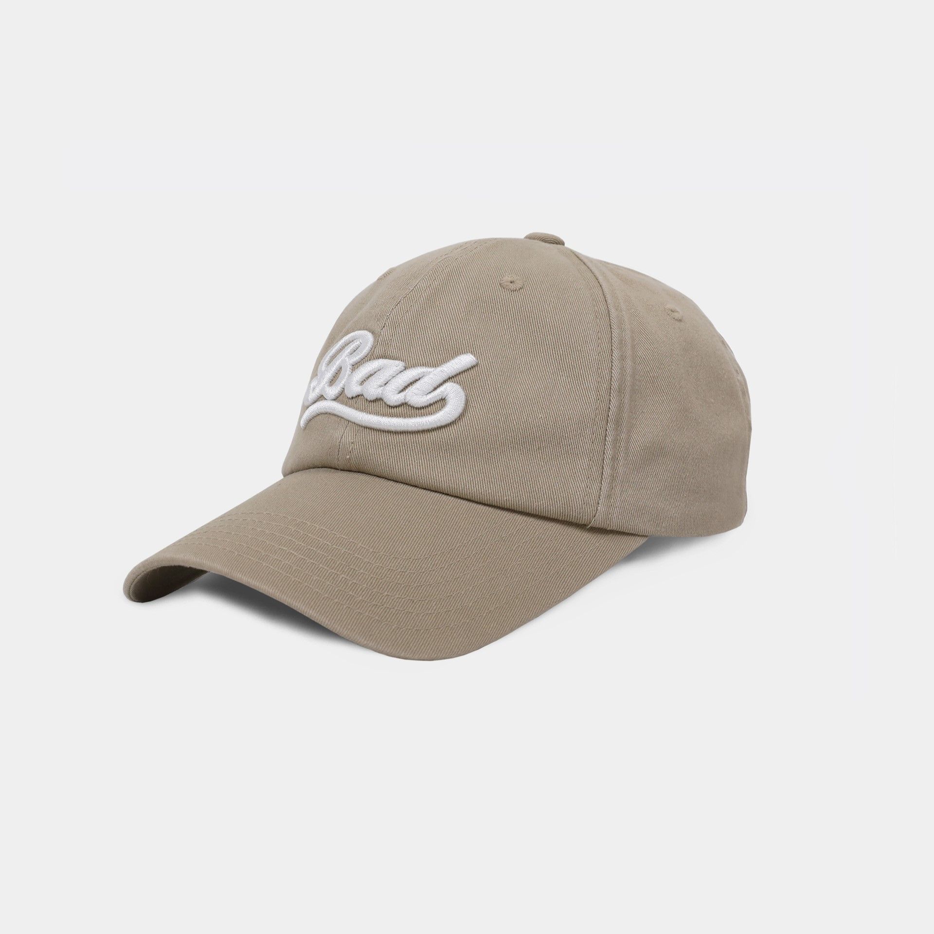  Nón Badblood - [w-hat24-003] Twill Cotton Ball Cap Beige 